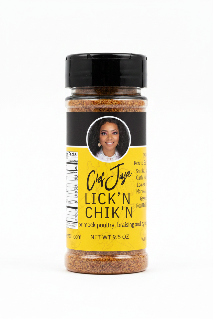 Chef Joya’s Lick’n Chik’n seasoning